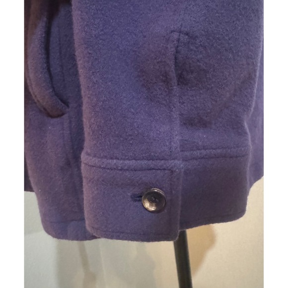 Bogner wool Jacket‎ Coat Collared Button Up Purple vintage - Picture 9 of 14